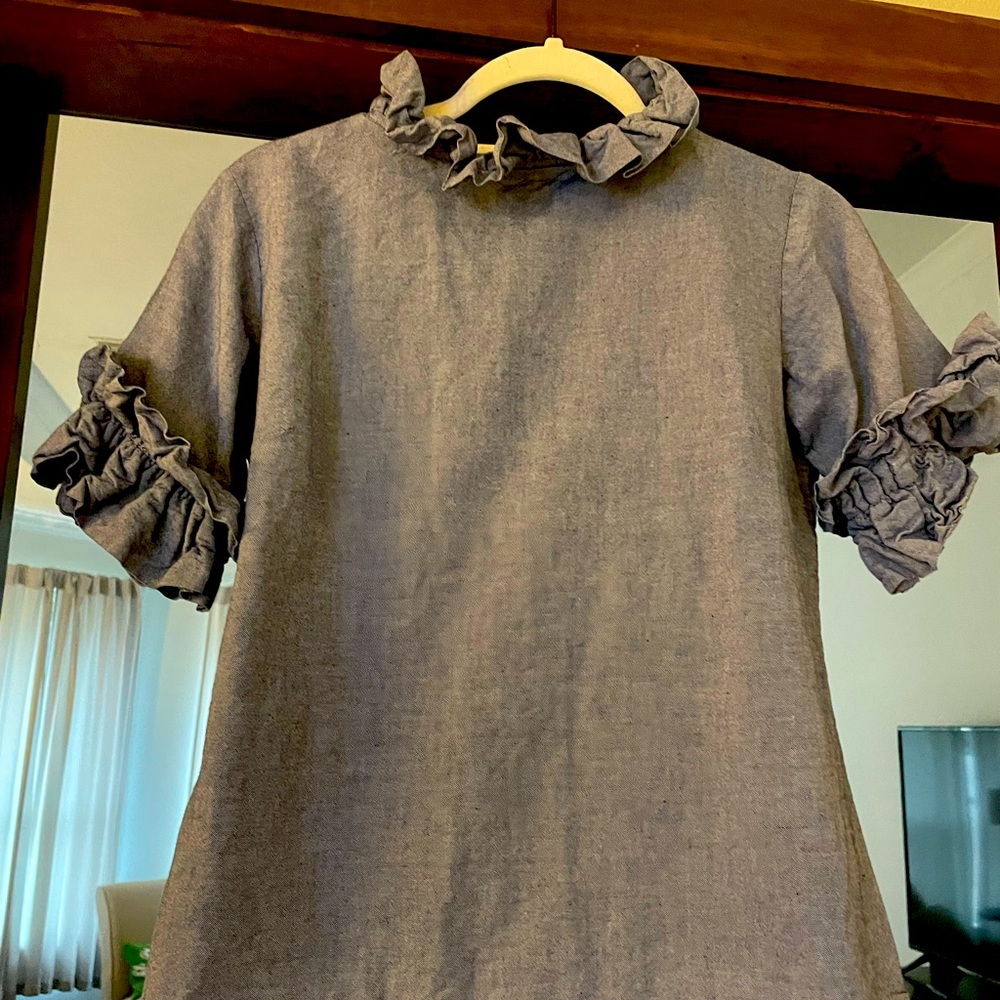 Elizabeth Wilson chambray top xs